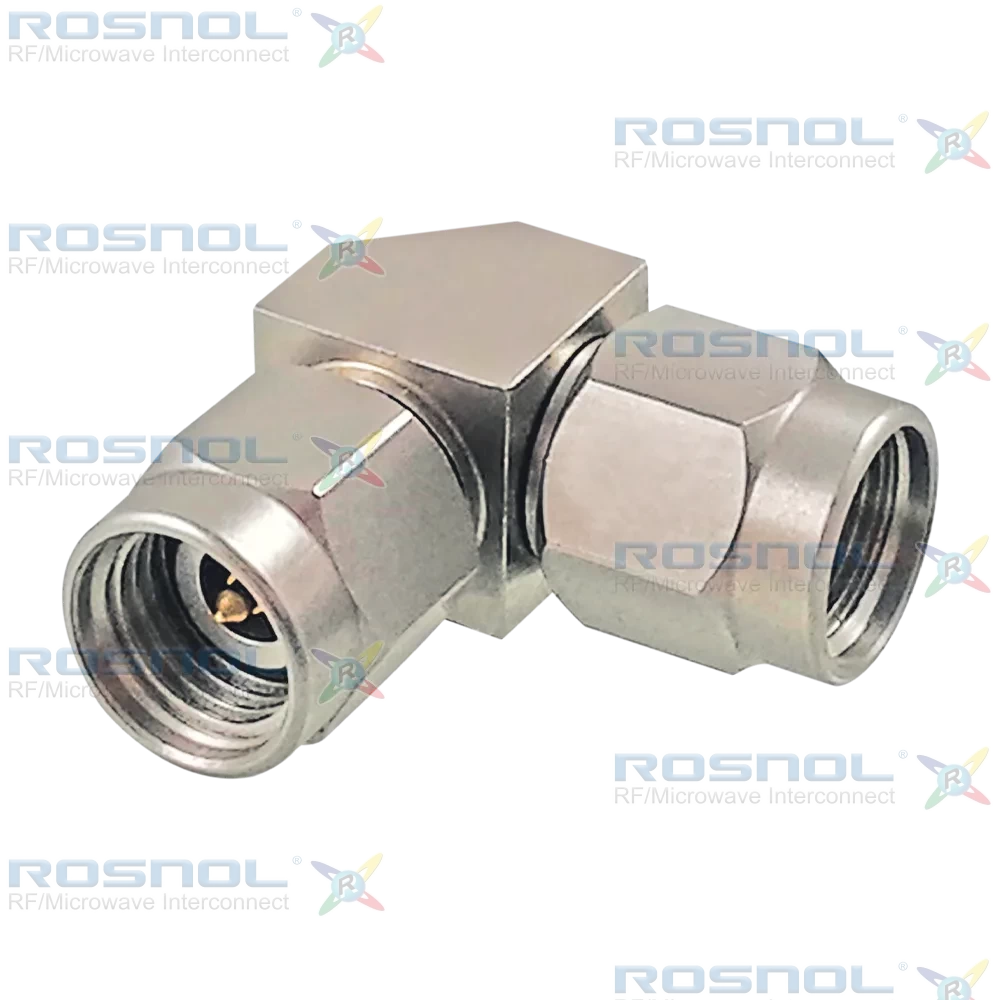 2.92mm Plug (Male) to 2.92mm Plug (Male) Mitered Right Angle Adapter, DC-40GHz VSWR1.25