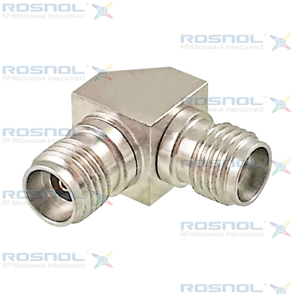 2.92mm Jack (Female) to 2.92mm Jack (Female) Mitered Right Angle Adapter, DC-40GHz VSWR1.25