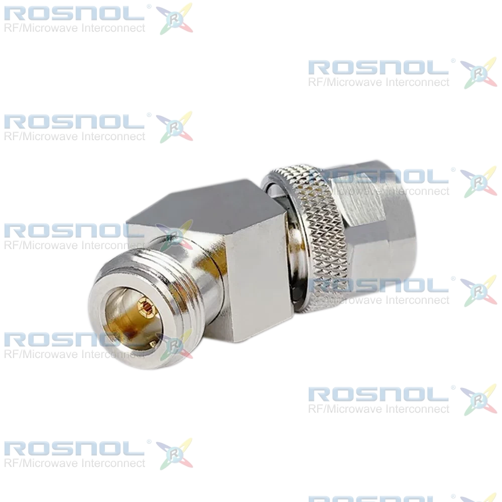 45 degree Adapter N Plug (Male) to N Jack (Female), DC-6GHz VSWR1.20