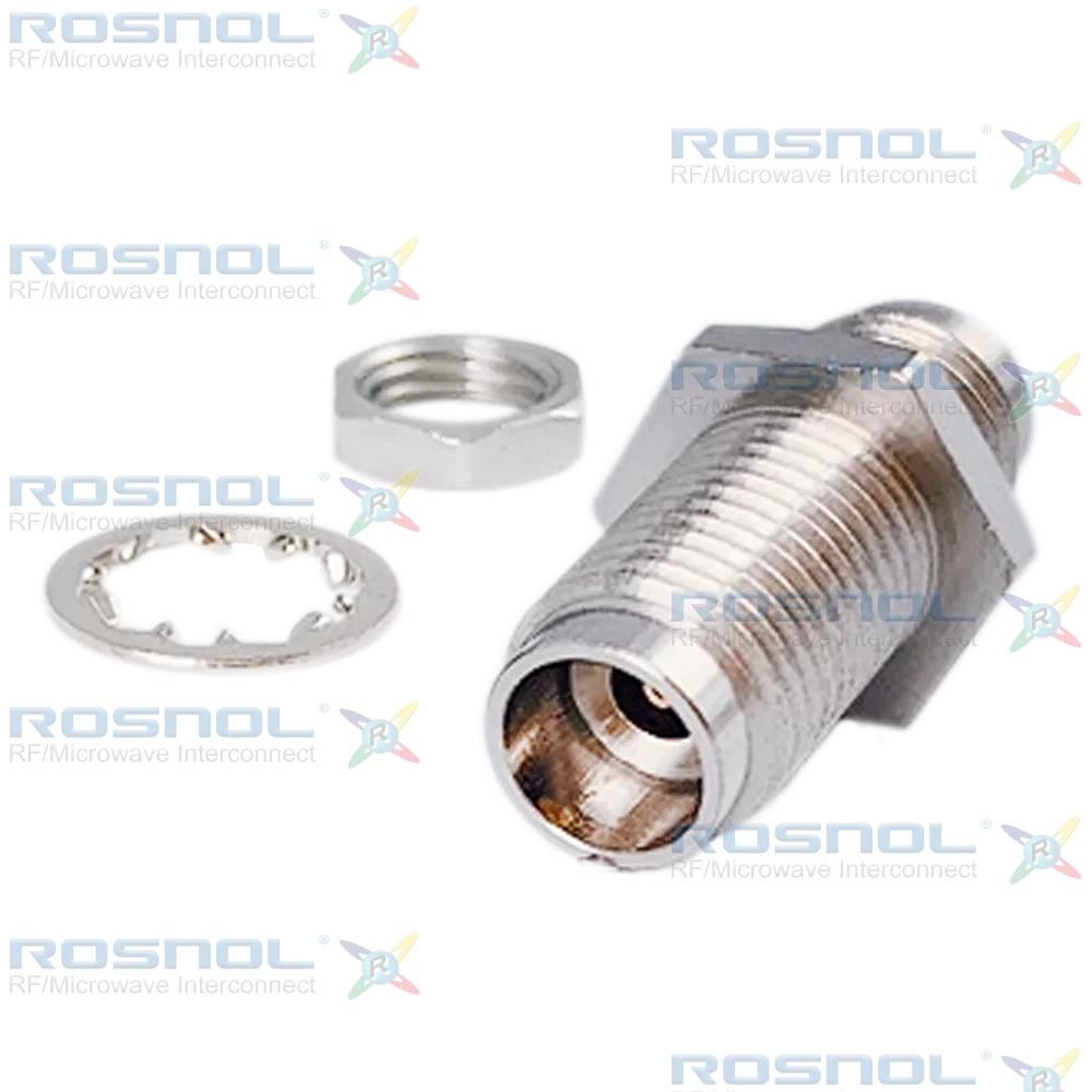 2.4mm Jack (Female) to 2.4mm Jack (Female) Bulkhead Adapter, DC-50GHz VSWR 1.2