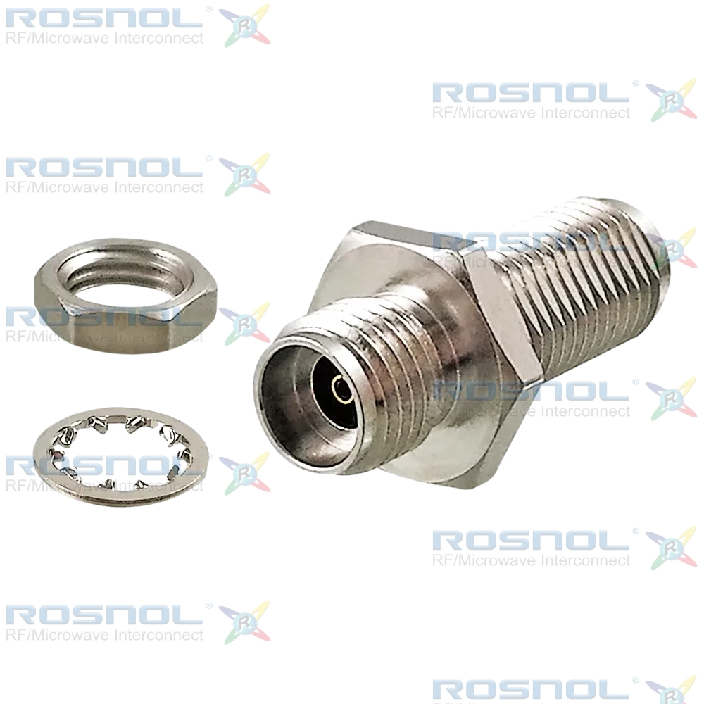 2.92mm Jack (Female) to 2.92mm Jack (Female) Bulkhead Adapter, DC-40GHz VSWR 1.15