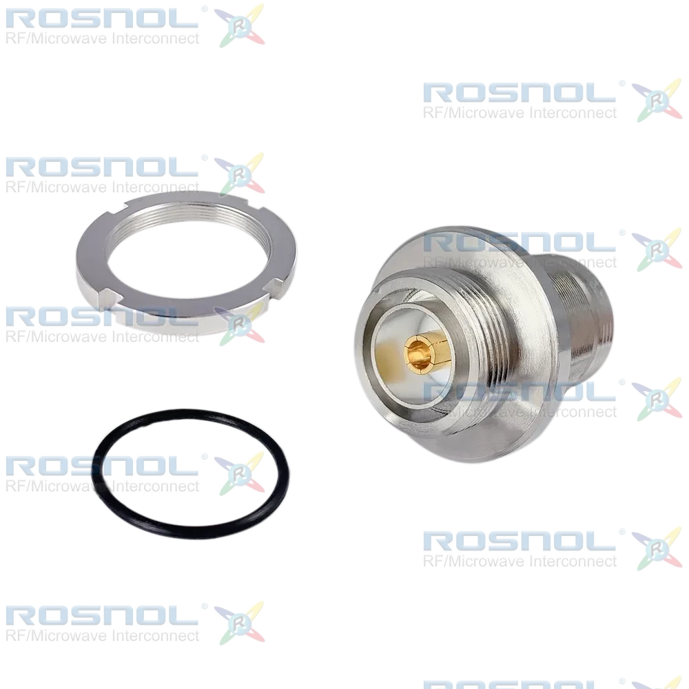 7/16 Jack (Female) to 7/16 Jack (Female) Bulkhead Adapter, DC-7.5 GHz VSWR 1.22