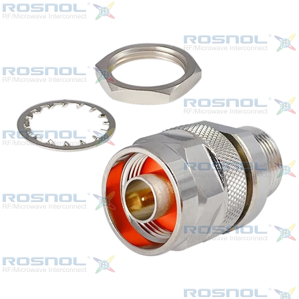 N Plug (Male) to MCX Jack (Female) Bulkhead Adapter, DC-6GHz VSWR1.20