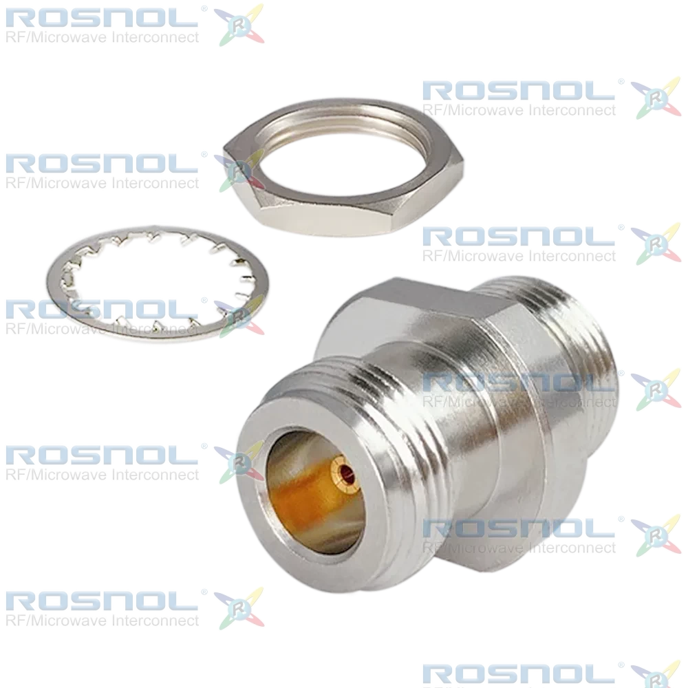 N Jack (Female) to MCX Jack (Female) Bulkhead Adapter, DC-6GHz VSWR 1.20