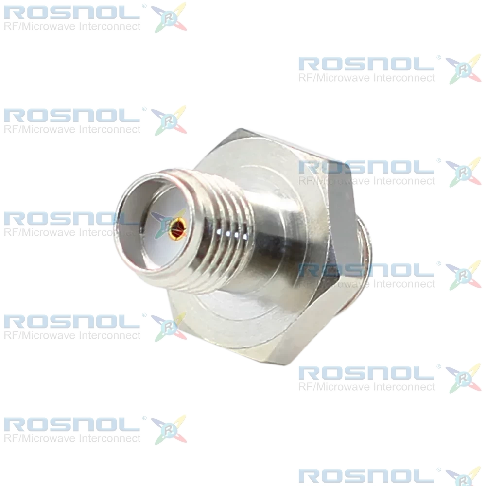 SMA Jack (Female) to MCX Jack (Female) Bulkhead Adapter, DC-6GHz VSWR 1.20