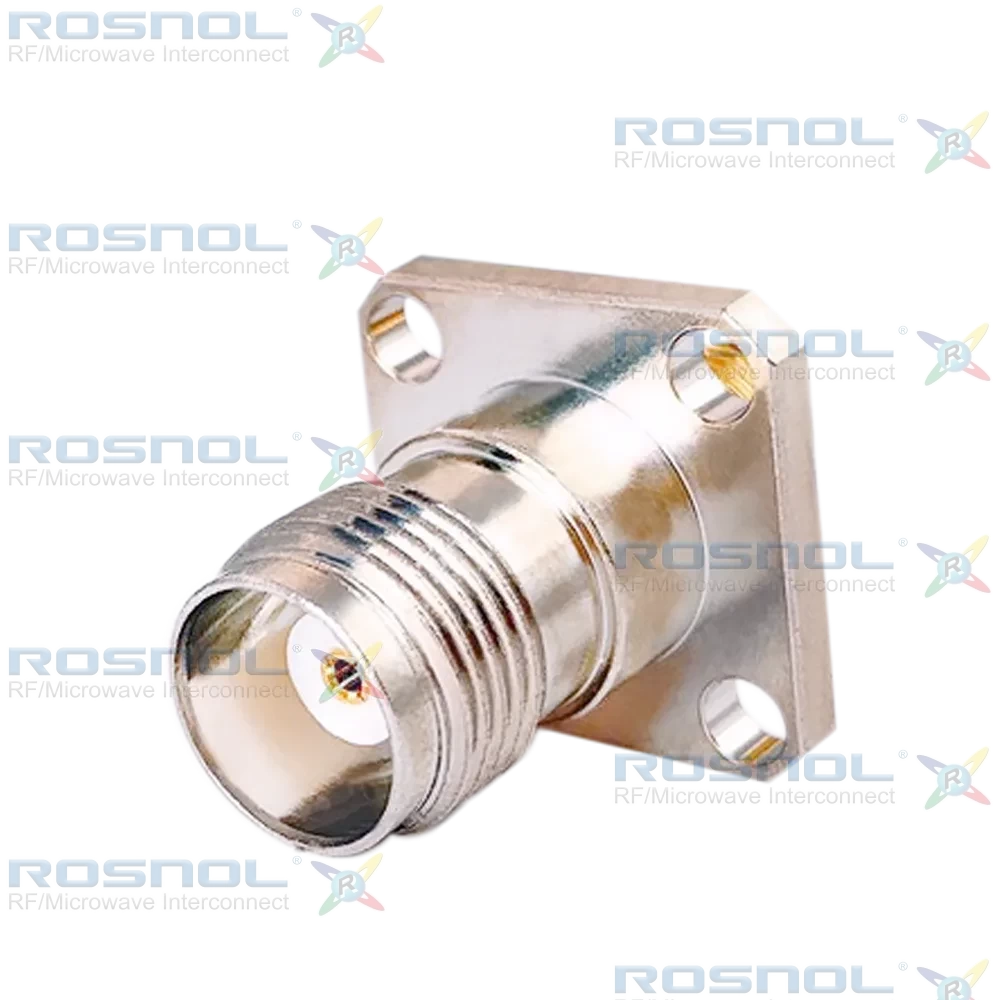 SMA Jack (Female) to TNC Jack (Female) 4-Hole Panel Adapter, DC-11GHz VSWR 1.20