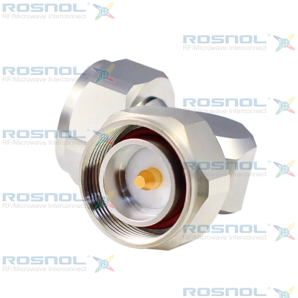 7/16 Plug (Male) to 7/16 Plug (Male) Right-Angle Adapter, DC-7.5GHz VSWR 1.25