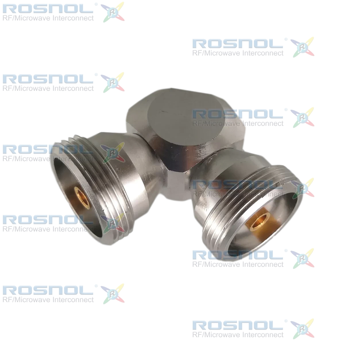 7/16 Jack (Female) to 7/16 Jack (Female) Right-Angle Adapter, DC-7.5GHz VSWR 1.25