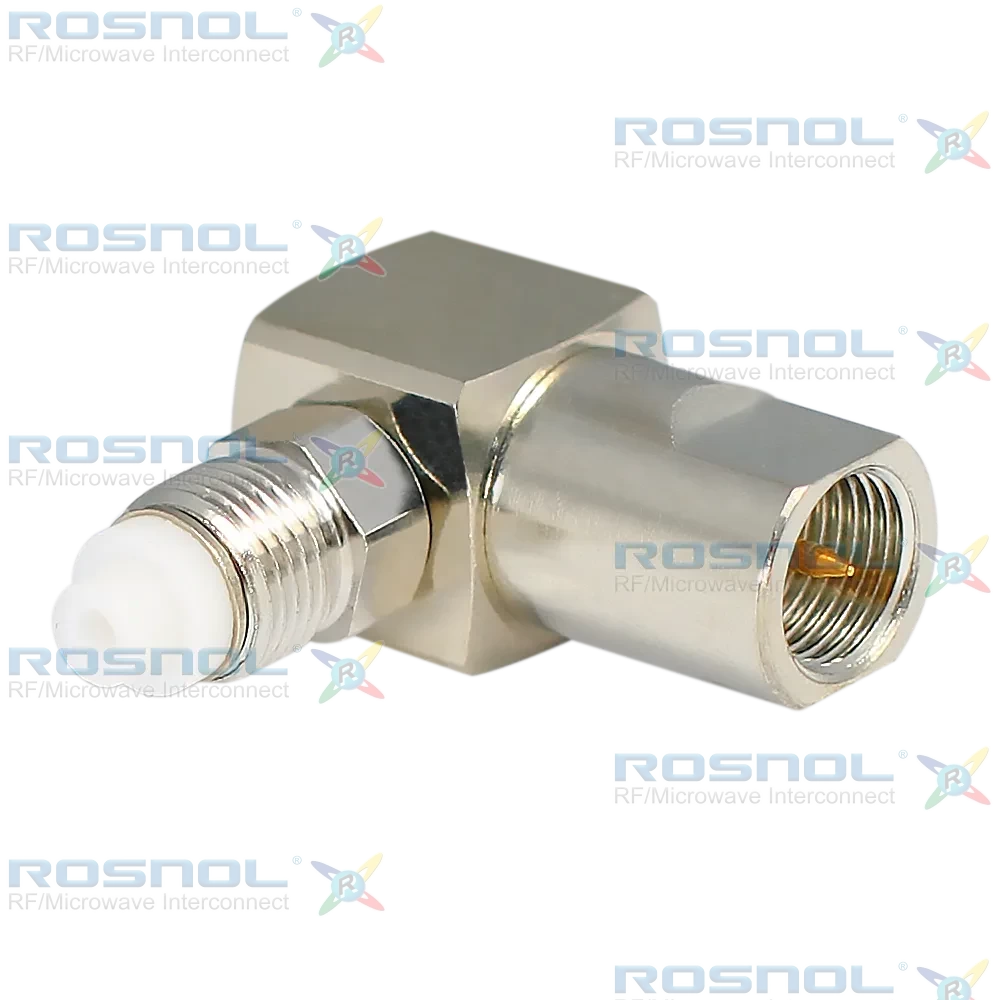 FME Plug (Male) to FME Jack (Female) Right-Angle Adapter, DC-2.5GHz