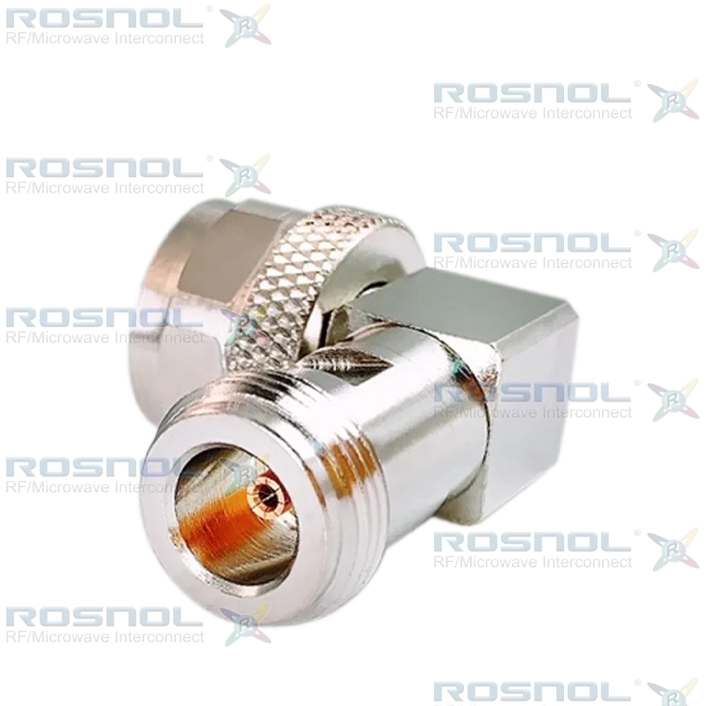 N Plug (Male) to N Jack (Female) Right-Angle Adatper, DC-11GHz VSWR 1.20