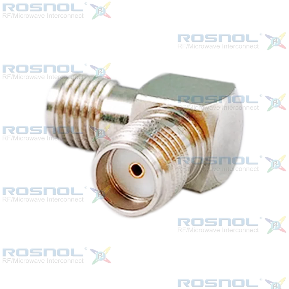 SMA Jack (Female) to SMA Jack (Female) Right-Angle Adapter, DC-18GHz VSWR 1.15