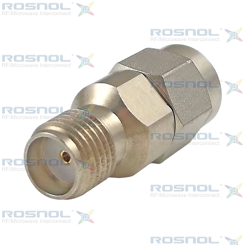 Precision SMA Plug (Male) to Precision SMA Jack (Female) Adapter, DC-27GHz VSWR 1.15