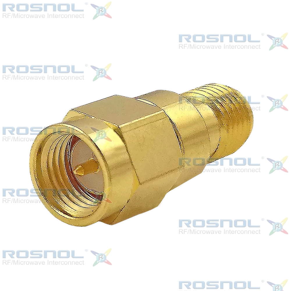 Precision SMA Plug (Male) to Precision SMA Jack (Female) Adapter, DC-27GHz VSWR 1.15