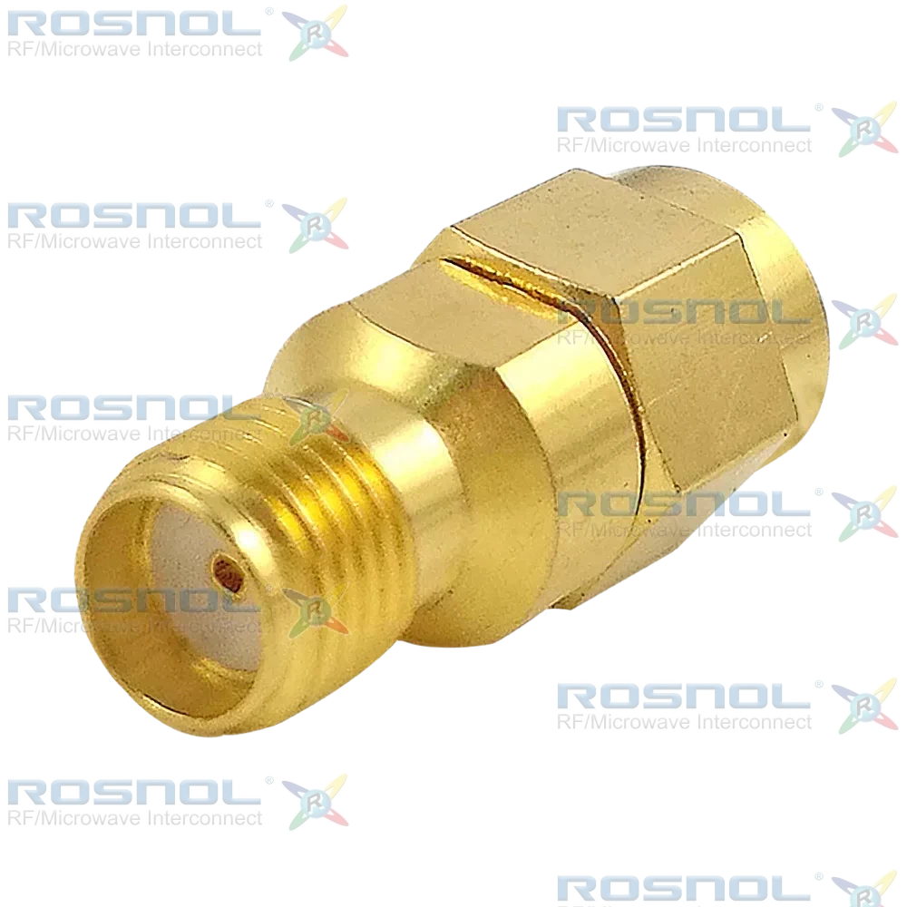 Precision SMA Plug (Male) to Precision SMA Jack (Female) Adapter, DC-27GHz VSWR 1.15