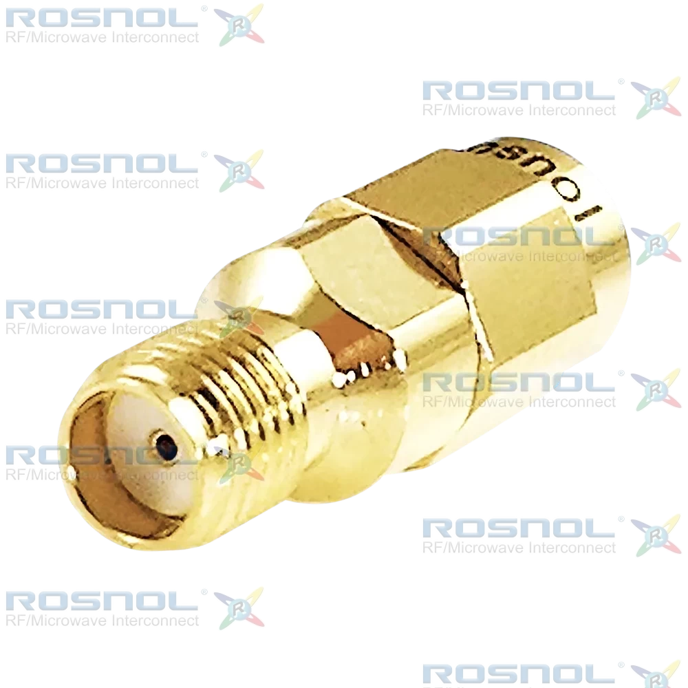 SMA R/P Plug (Male) to SMA Jack (Female) Adapter, DC-18GHz VSWR 1.2