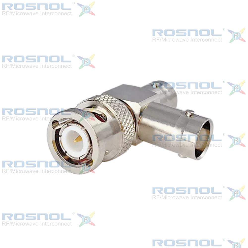 BNC Plug (Male) to BNC Jack (Female) to BNC Jack (Female) T-Adapter, DC-10GHz