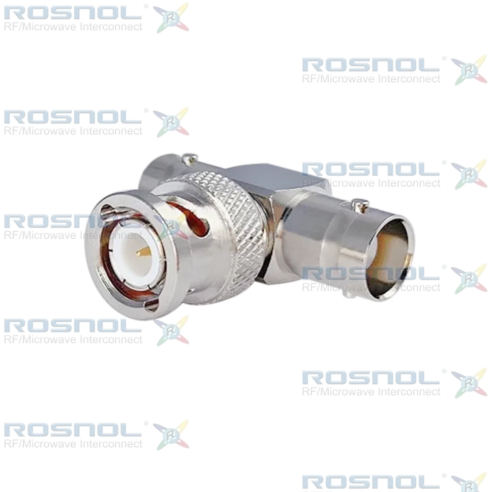 BNC Jack (Female) to BNC Plug (Male) to BNC Jack (Female) T-Adapter, DC-10GHz