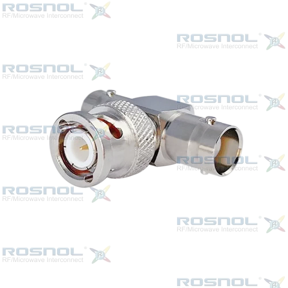 BNC Jack (Female) to BNC Plug (Male) to BNC Jack (Female) T-Adapter, DC-10GHz