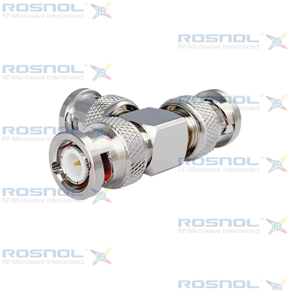 BNC Plug (Male) to BNC Plug (Male) to BNC Plug (Male) T-Adapter, DC-10GHz