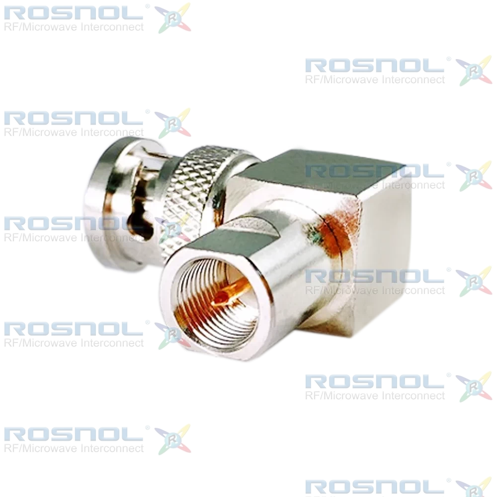 BNC Plug (Male) to FME Plug (Male) Right Angle Adapter, DC-2.5GHz