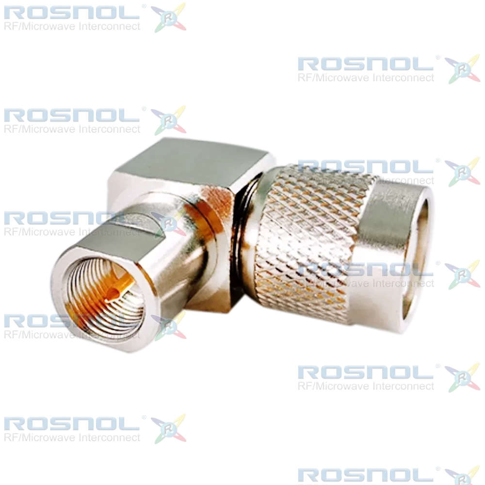 FME Plug (Male) to TNC Plug (Male) Right-Angle Adapter, DC-2.5GHz