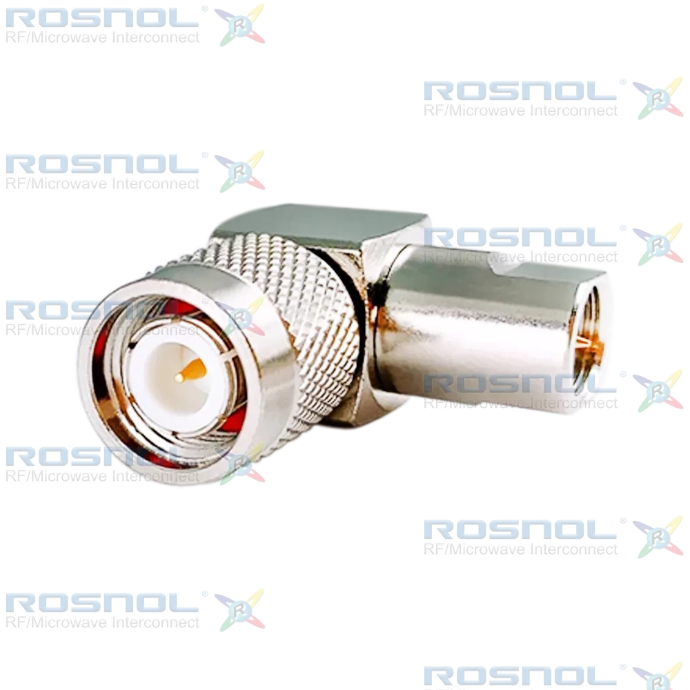 FME Plug (Male) to TNC Plug (Male) Right-Angle Adapter, DC-2.5GHz