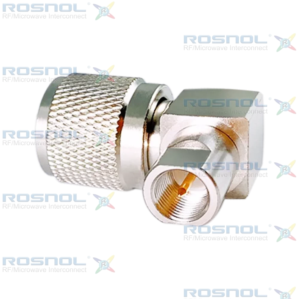 FME Plug (Male) to UHF Plug (Male) Right-Angle Adapter, DC-2.5GHz