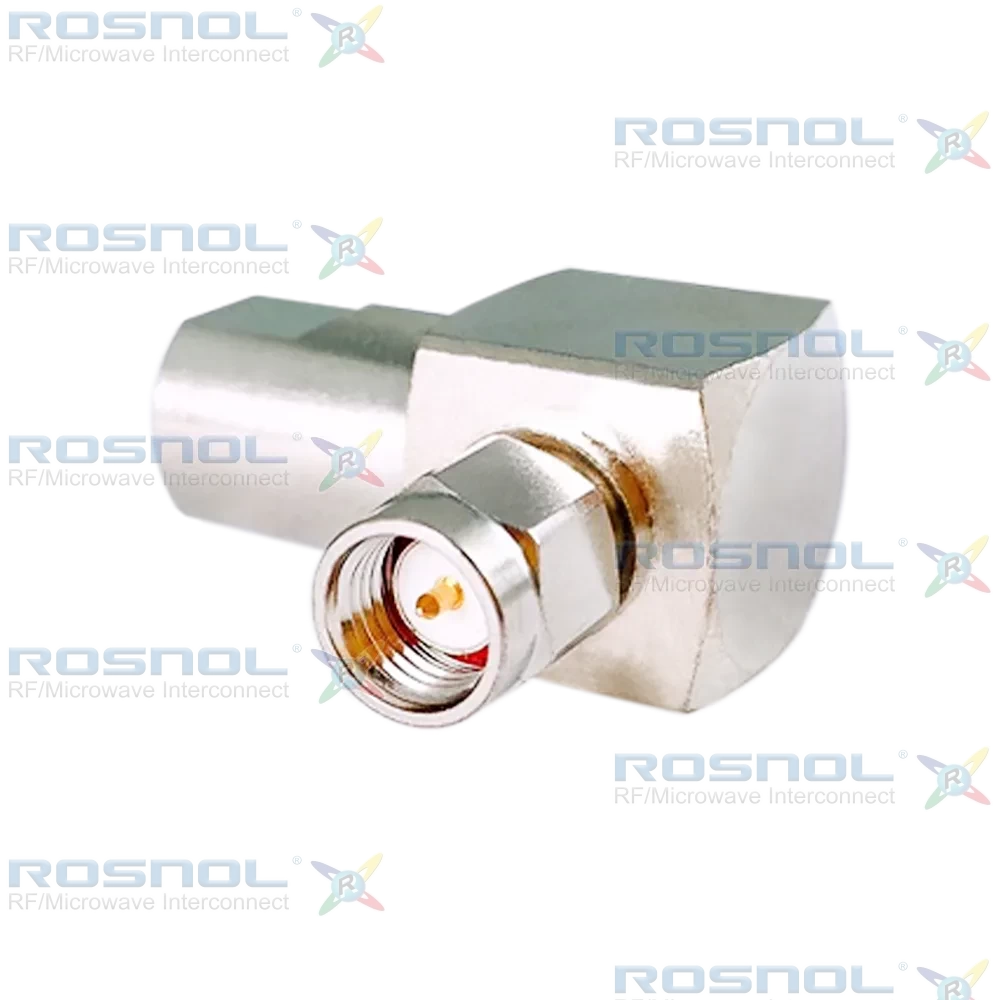 SMA Plug (Male) to FME Plug (Male) Right-Angle Adapter, DC-2.5GHz