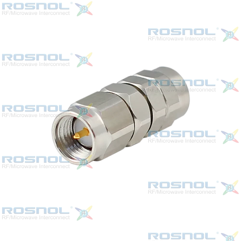 2.4mm Plug (Male) to Precision SMA Plug (Male) Adapter, DC-27GHz VSWR 1.12
