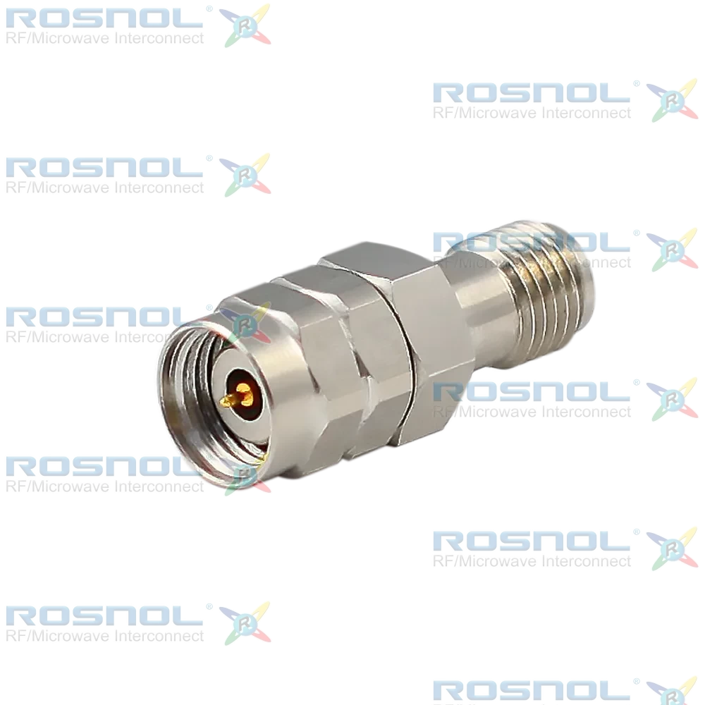 2.4mm Plug (Male) to Precision SMA Jack (Female) Adapter, DC-27GHz VSWR 1.15