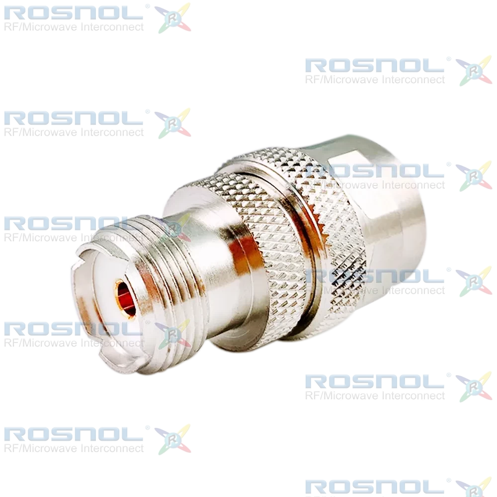 N Plug (Male) to UHF Jack (Female) Adapter, DC-300MGz VSWR 1.3