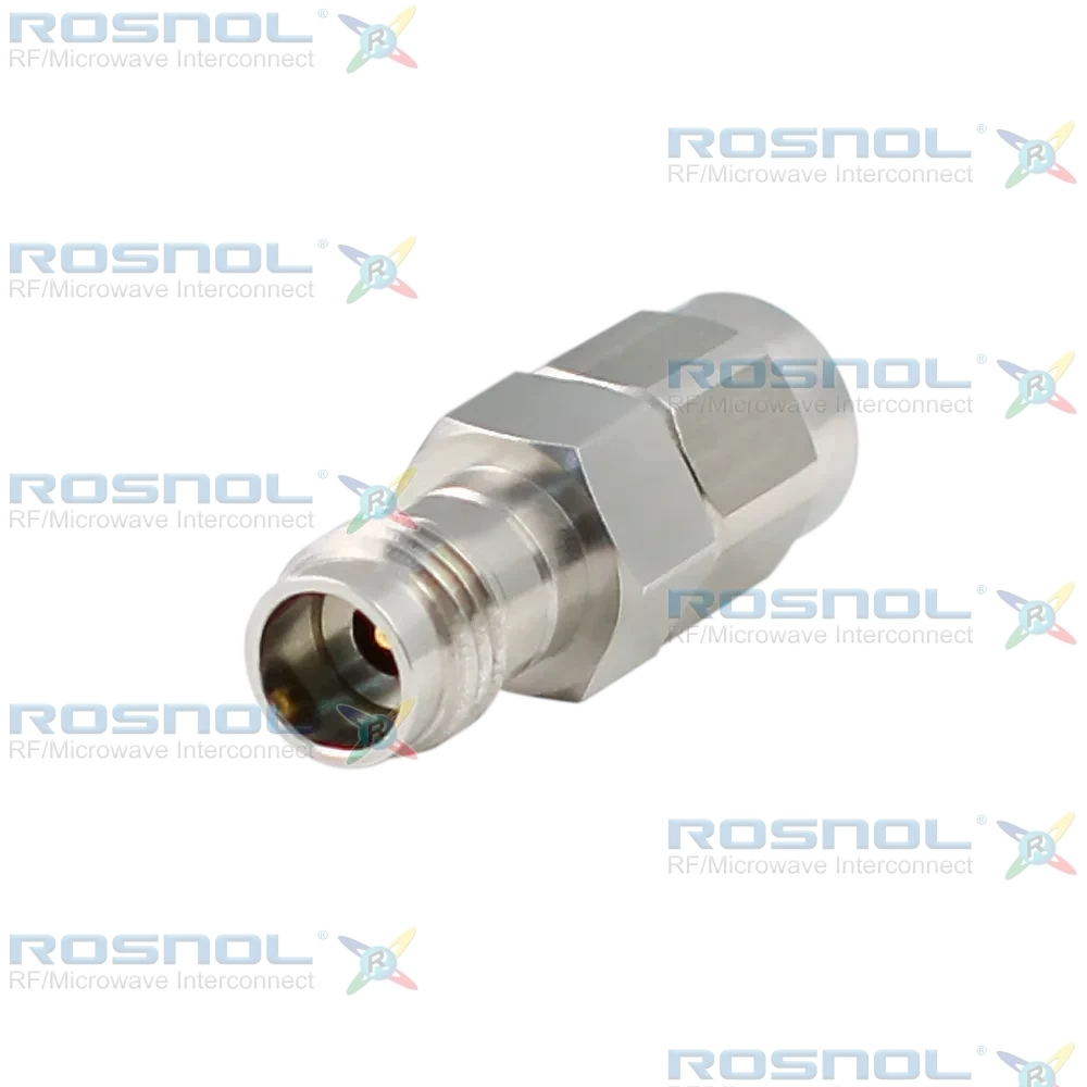 Precision SMA Plug (Male) to 2.4mm Jack (Female) Adapter, DC-27GHz VSWR 1.15