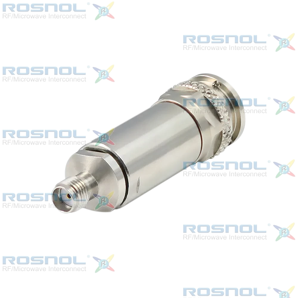 Precision TNC Plug (Male) to SMA Jack (Female) Adapter, DC-18GHz VSWR 1.25