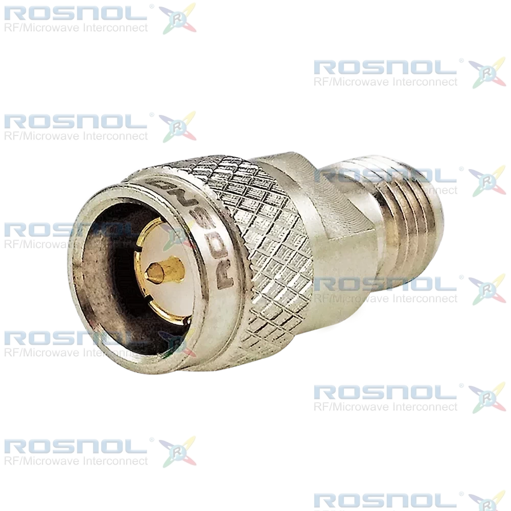 SMA Snap-on Plug (Male) to SMA Jack (Female) Adapter, DC-18GHz VSWR 1.15