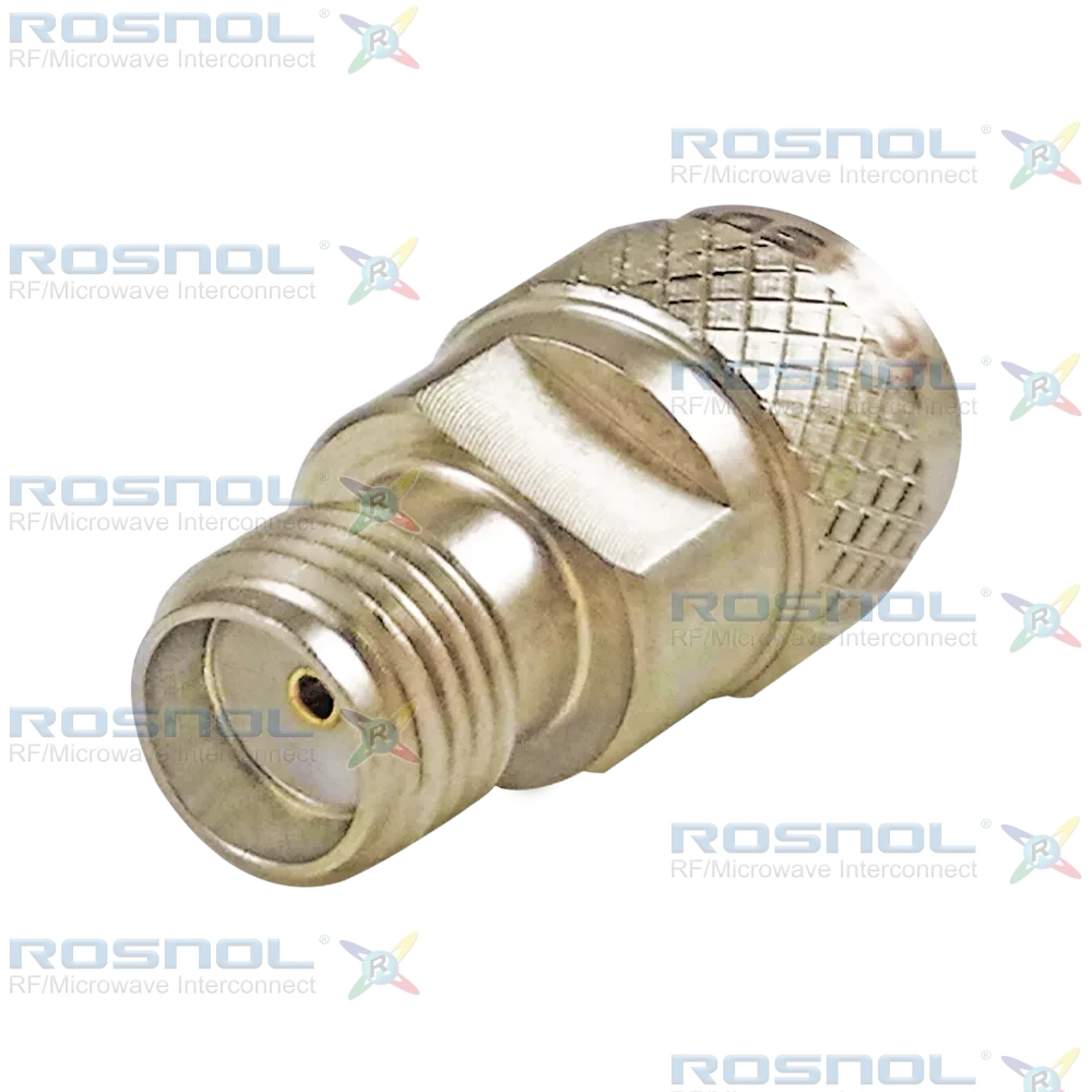 SMA Snap-on Plug (Male) to SMA Jack (Female) Adapter, DC-18GHz VSWR 1.15