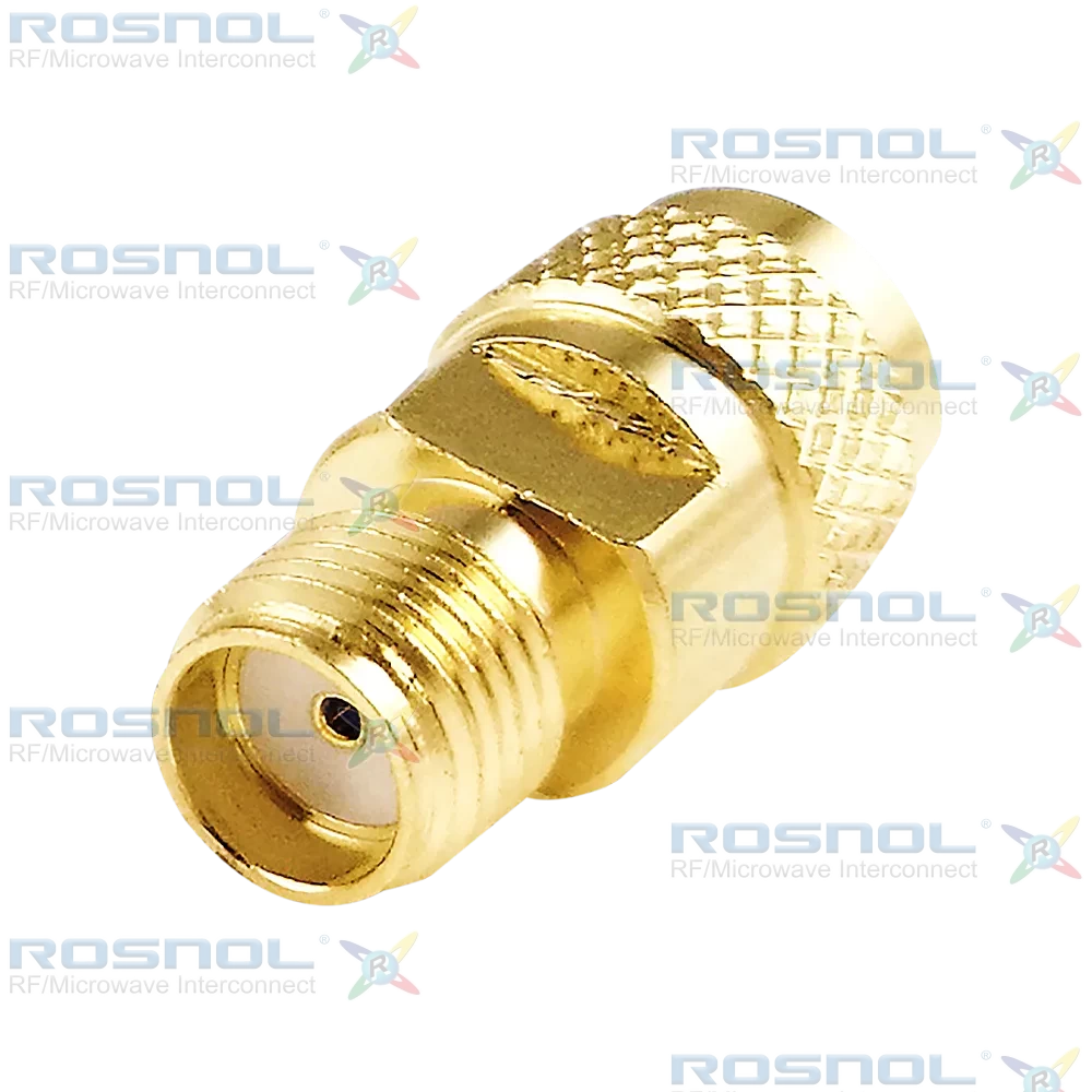 SMA Snap-on Plug (Male) to SMA Jack (Female) Adapter, DC-18GHz VSWR 1.15