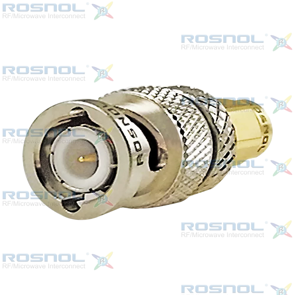 SMA Plug (Male) to BNC Plug (Male) Adapter, DC-6GHz VSWR 1.15