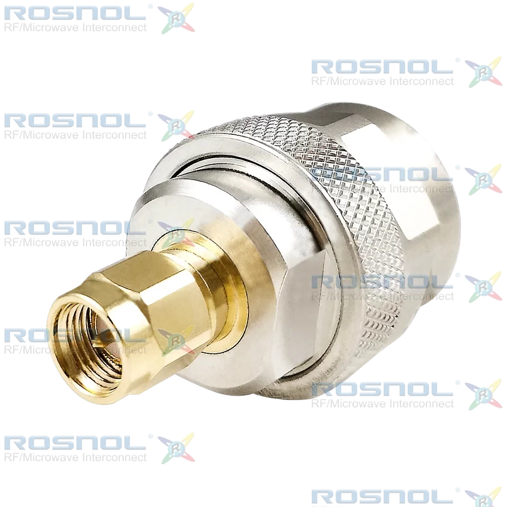 SMA Plug (Male) to N Plug (Male) Adapter, DC-12GHz VSWR 1.15