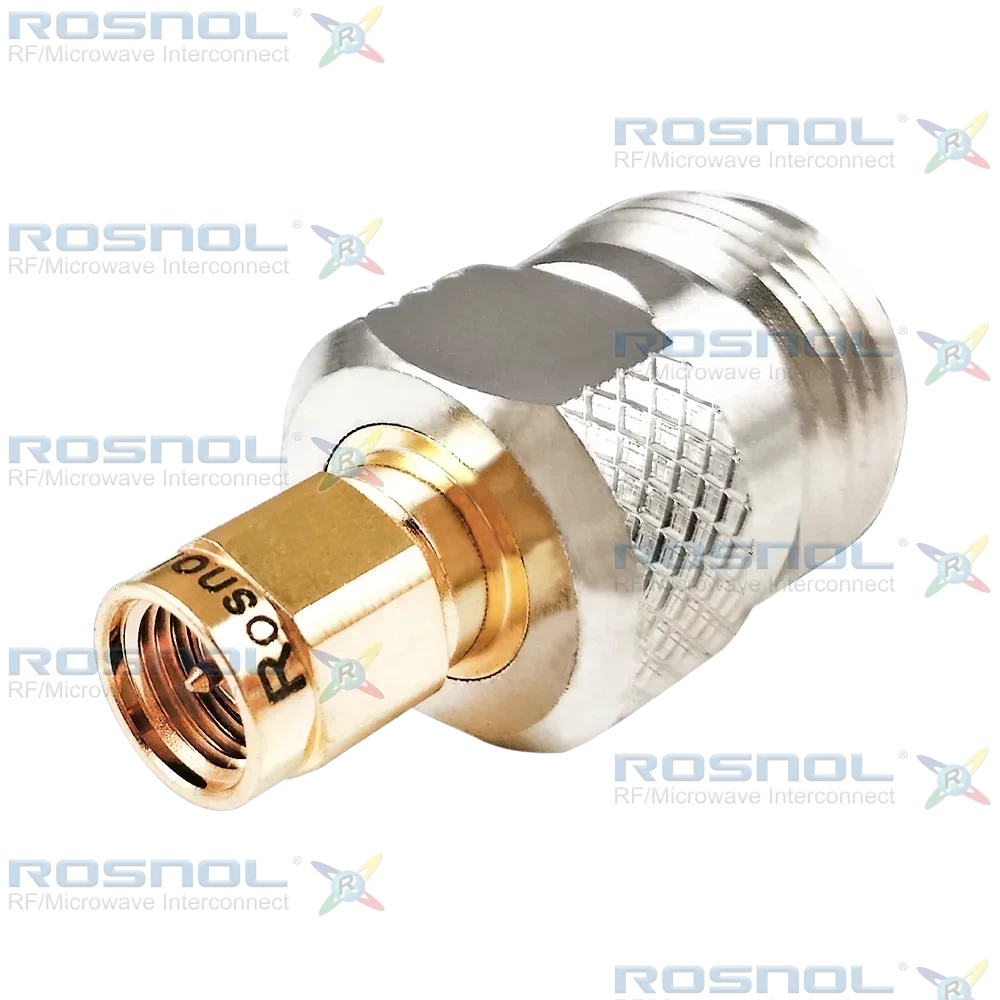 SMA Plug (Male) to N Jack (Female) Adapter, DC-12GHz VSWR 1.15