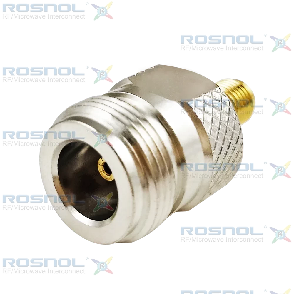 SMA Jack (Female) to N Jack (Female) Adapter, DC-12GHz VSWR 1.15