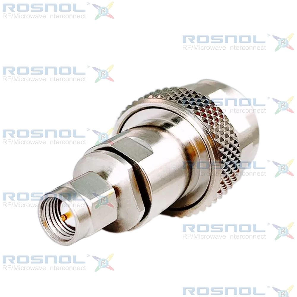 SMA Plug (Male) to Precision N Plug (Male) Adapter, DC-18GHz VSWR 1.15
