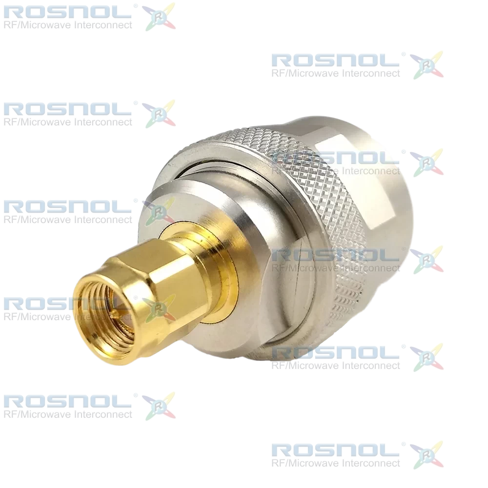 SMA Plug (Male) to Precision N Plug (Male) Adapter, DC-18GHz VSWR 1.15