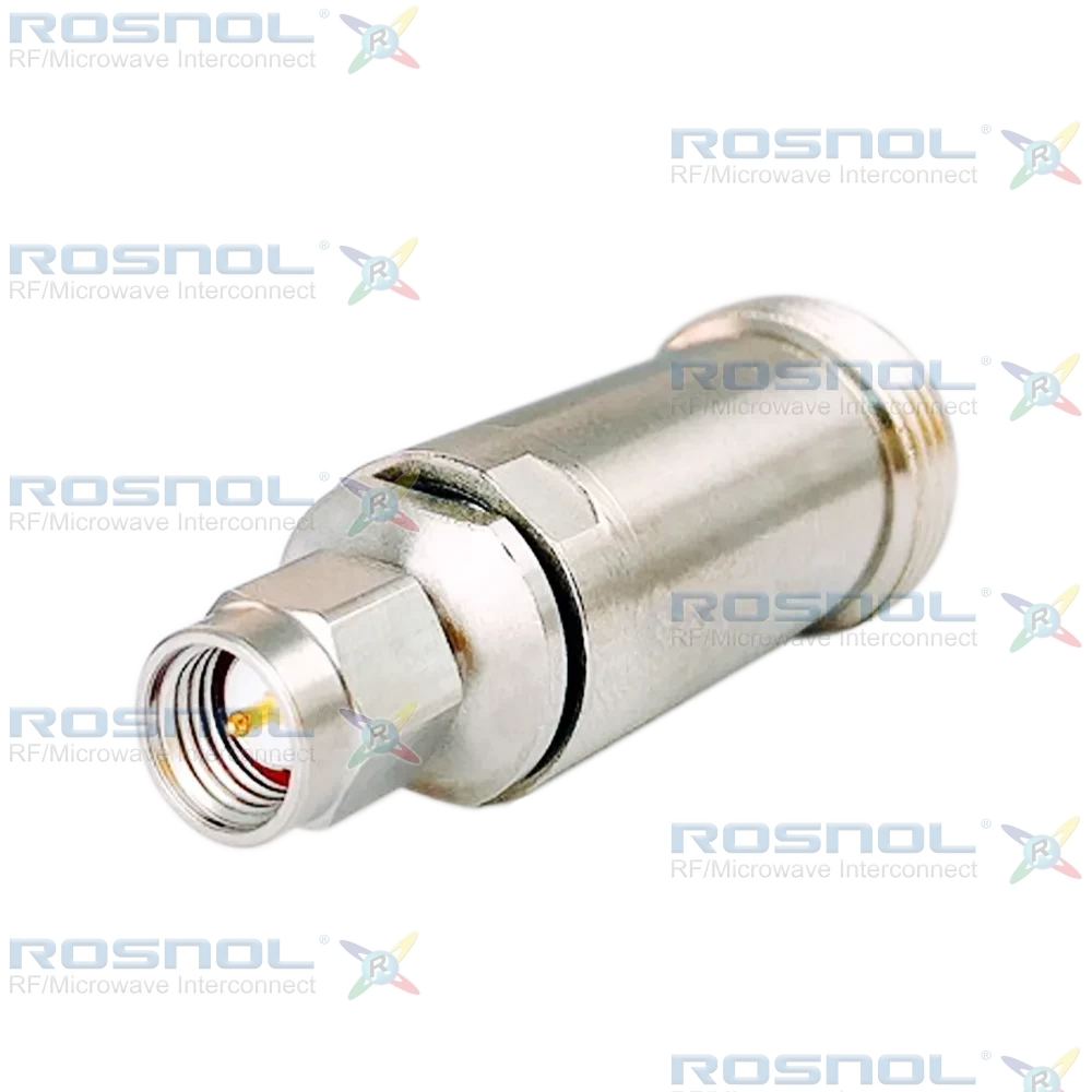 SMA Plug (Male) to Precision N Jack (Female) Adapter, DC-18GHz VSWR 1.15
