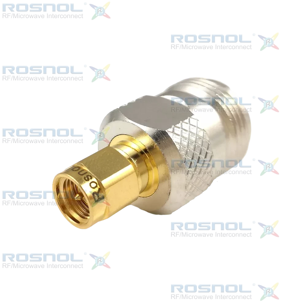 SMA Plug (Male) to Precision N Jack (Female) Adapter, DC-18GHz VSWR 1.15