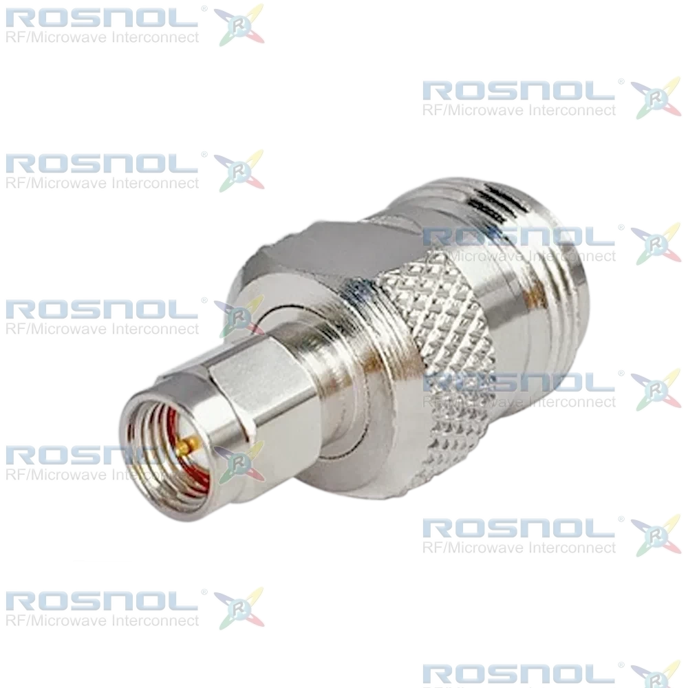 SMA Plug (Male) to Precision N Jack (Female) Adapter, DC-18GHz VSWR 1.15