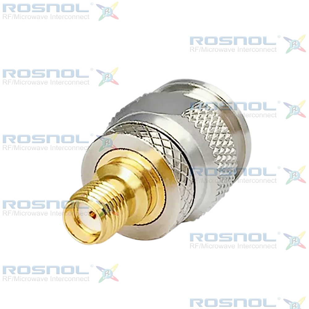 TNC Plug (Male) to SMA Jack (Female) Adapter, DC-18GHz VSWR 1.3