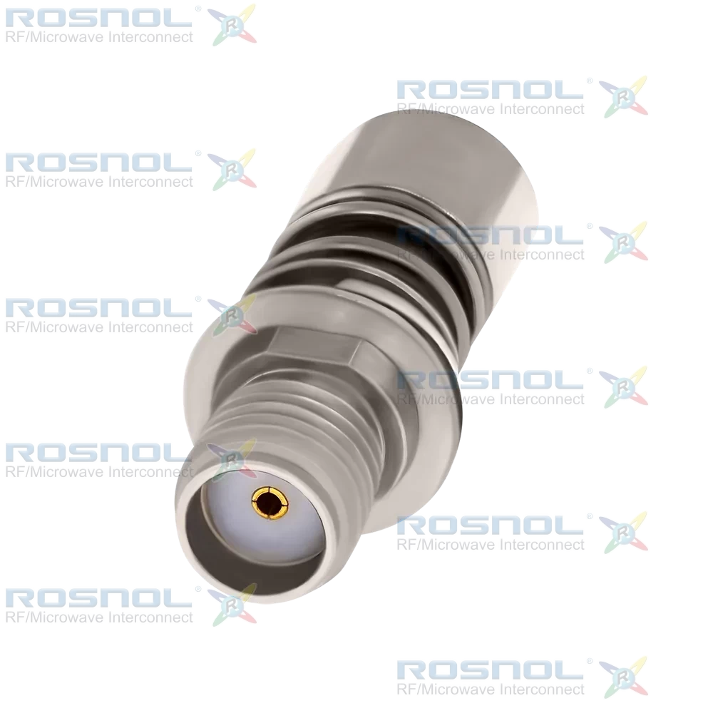 SMA Jack (Female) to BMA Jack (Female) Bulkhead Adapter, DC-18GHz VSWR 1.14