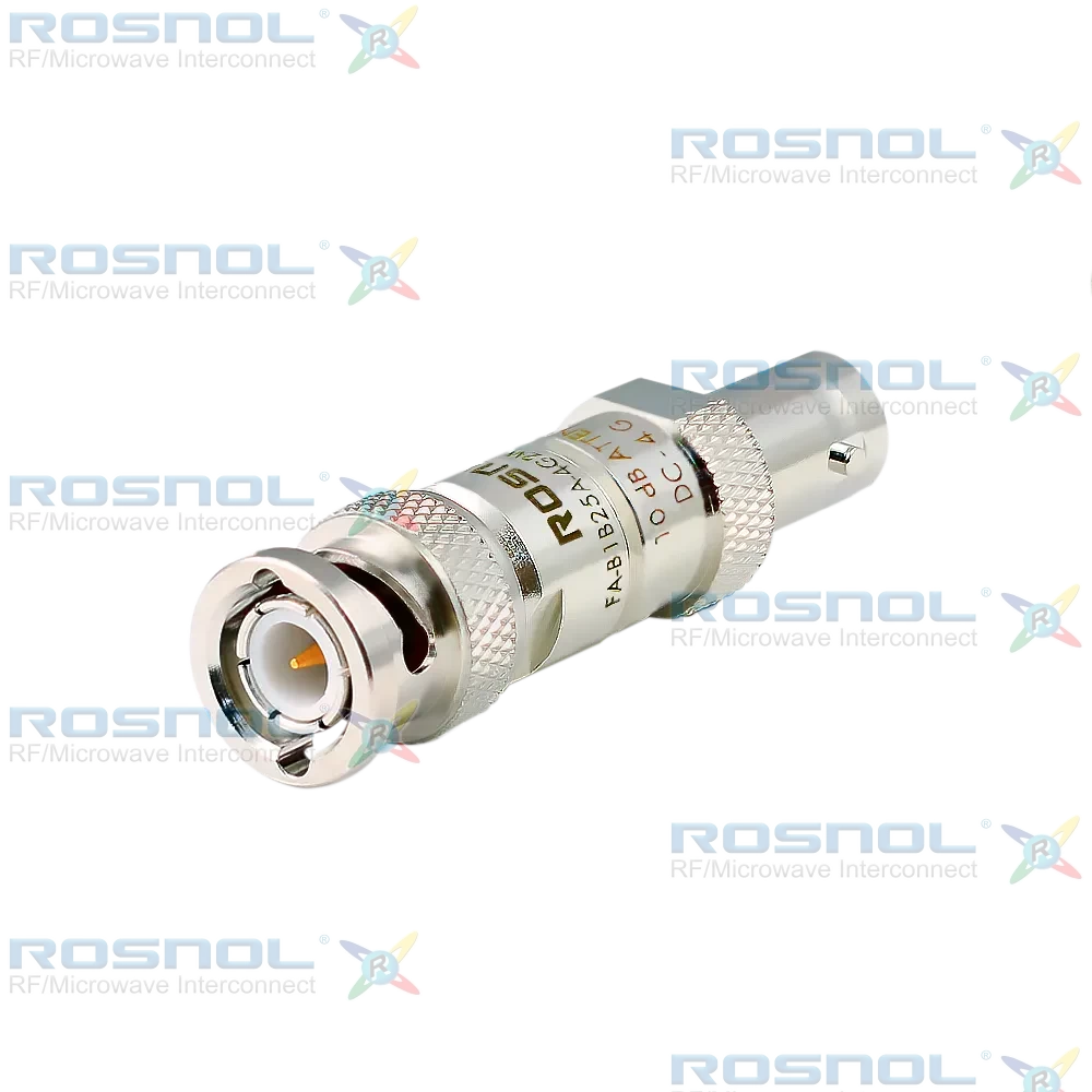 Fixed Attenuator BNC Plug (Male) to BNC Jack (Female) 4GHz 2W 10dB