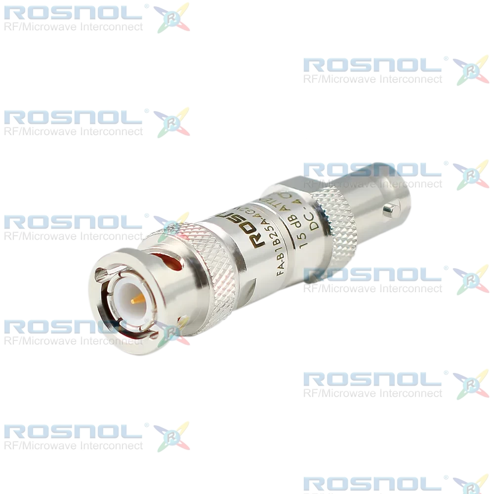 Fixed Attenuator BNC Plug (Male) to BNC Jack (Female) 4GHz 2W 15dB