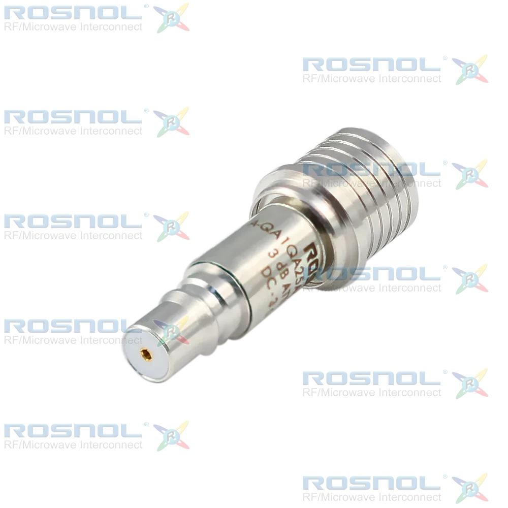 Fixed Attenuator QMA Plug (Male) to QMA Jack (Female) 3GHz 2W 3dB